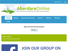 Tablet Screenshot of aberdareonline.co.uk